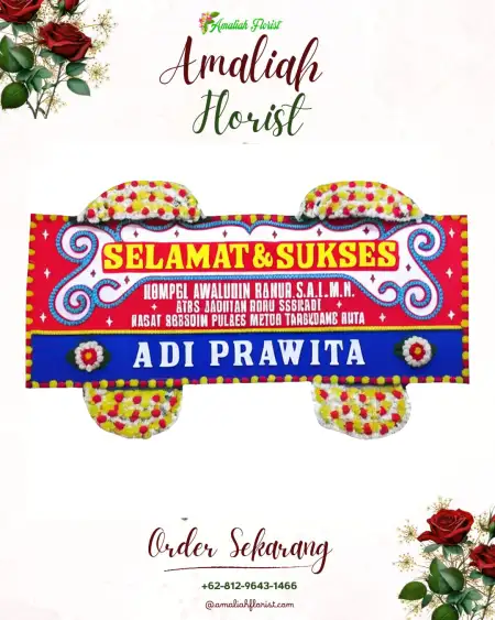 Papan Bunga Ucapan Selamat Randu