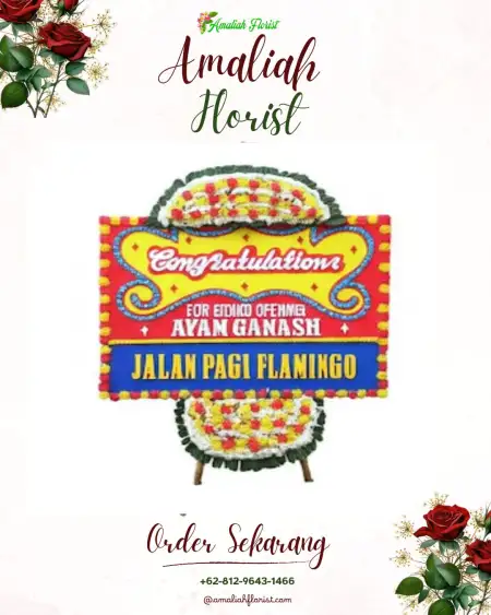 Sewa Papan Bunga Randu